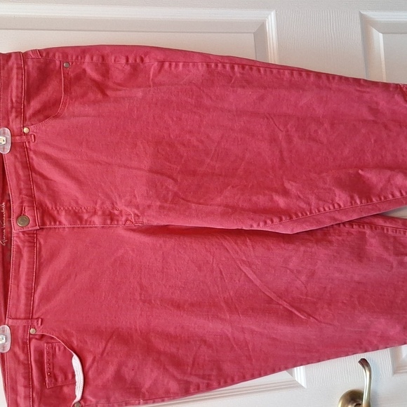 Q  Gloria Vanderbilt casual stretch slimming affect plus size capris 24W - Picture 1 of 5